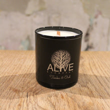 Load image into Gallery viewer, Alive and Company Scented Jar Candle - Tonka and Oud, 11 Oz - Single
